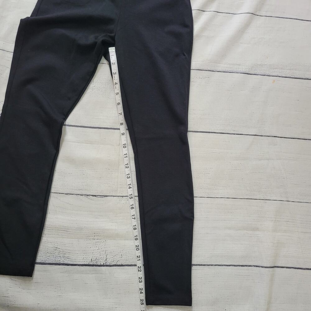 American Giant Size 6 Black Leggings Classic Minimalist Quality Every Day - Picture 4 of 7